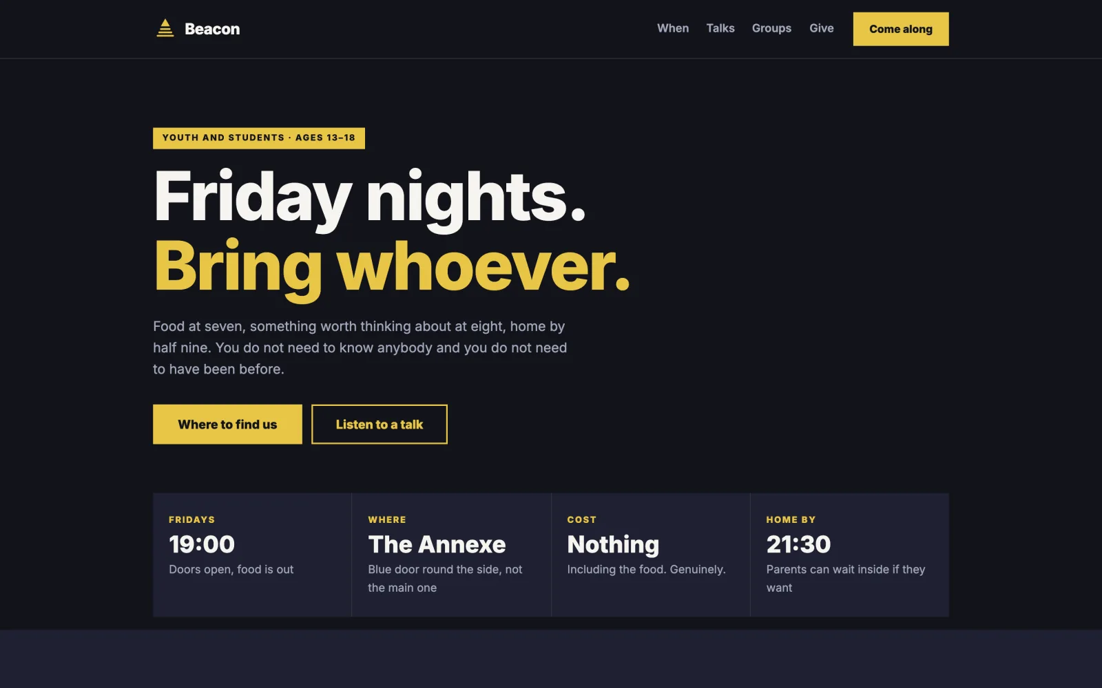 Beacon — desktop