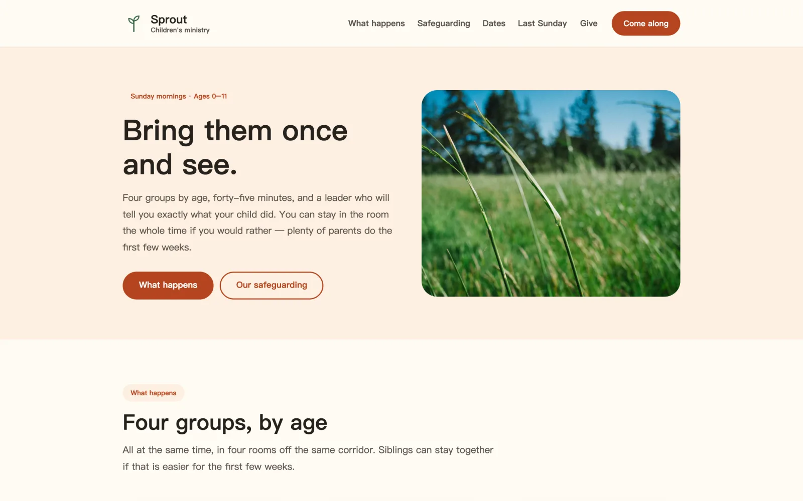 Sprout — desktop