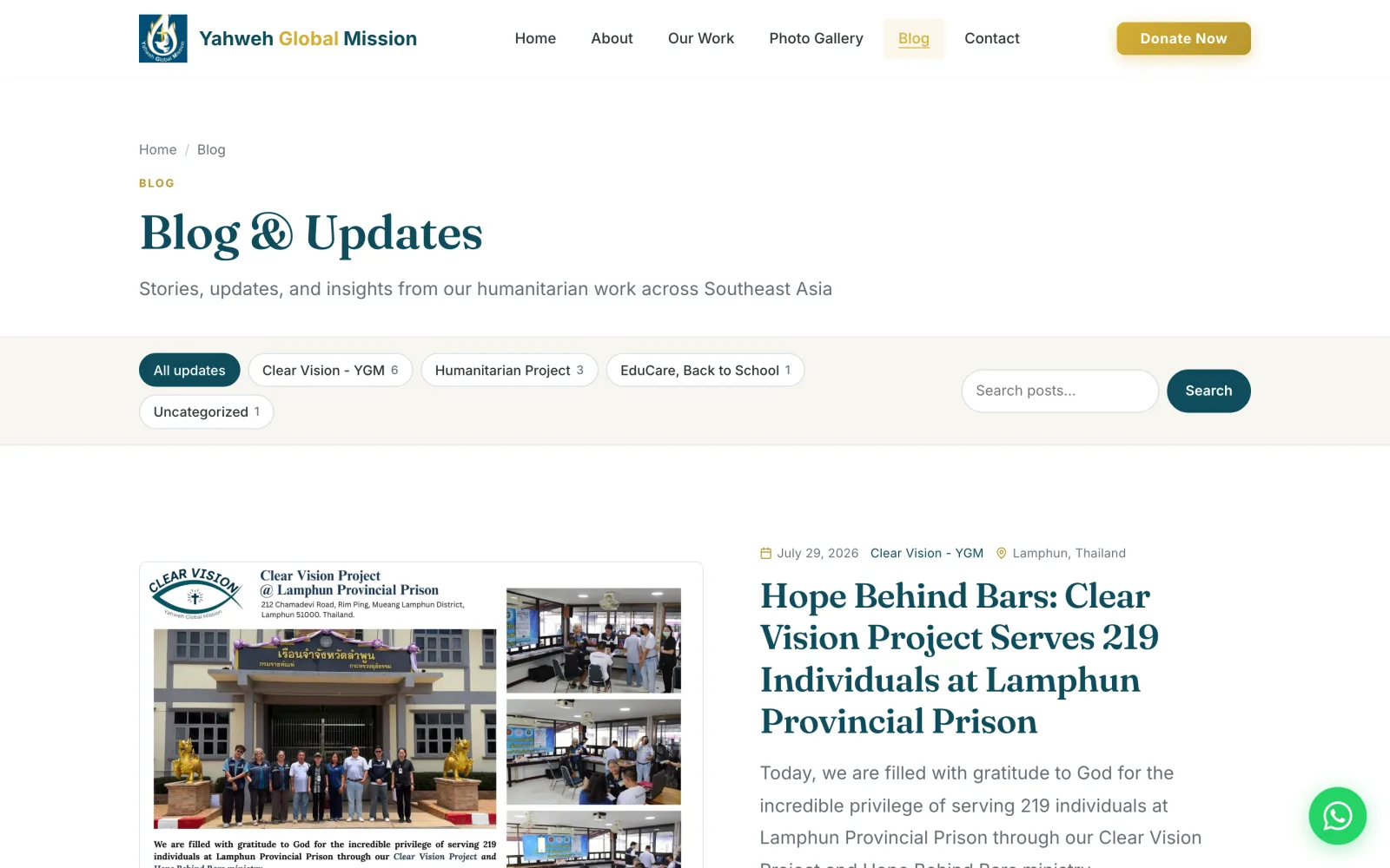 Yahweh Global Mission — blog